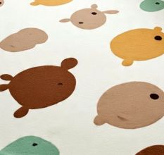 Handtufted Playful Critter Round Rug
