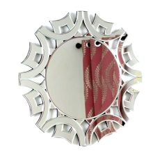 Radiant Arc Lattice Mirror