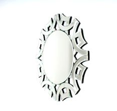 Radiant Arc Lattice Mirror