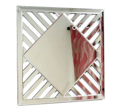 Diamond Lattice Chic Mirror