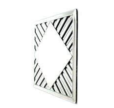 Diamond Lattice Chic Mirror