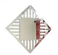 Diamond Lattice Chic Mirror