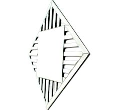 Diamond Lattice Chic Mirror