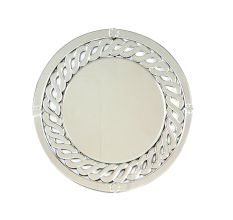 Braided Circle Elegance Mirror
