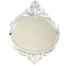 Regal Oval Crest Mirror