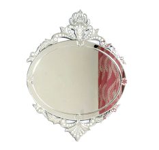 Regal Oval Crest Mirror