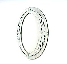 Ornate Oval Ring Mirror