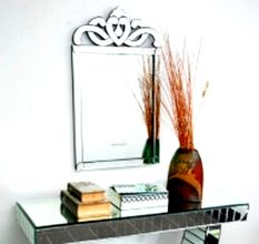 Scroll Crest Wall Mirror