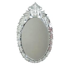 Leaf Oval Vanity Mirror