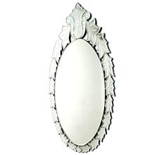 Leaf Oval Vanity Mirror