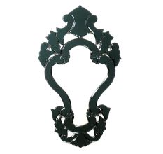 Ebony Baroque Accent Mirror