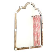 Textured Arch Wall Mirror