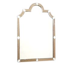 Textured Arch Wall Mirror