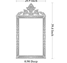 Leaf Crest Wall Mirror