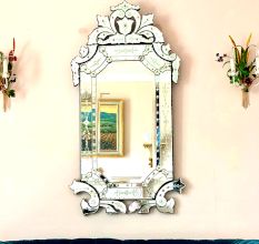 Vintage Crest Venetian Mirror