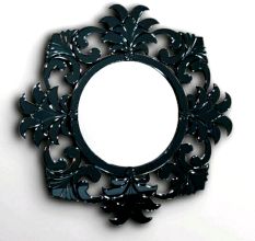 Wavy Slat Panel Mirror