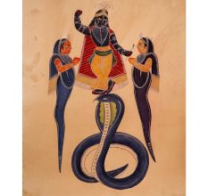 Lord Krishna Beautiful Pose Paper Painting for Decoration