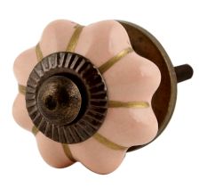Peach Melon Knob Small