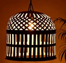 Rustic Hanging Pendant Lampshade Vintage Home Decor