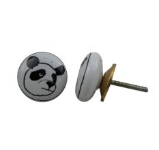 Panda Ceramic Kids Knob
