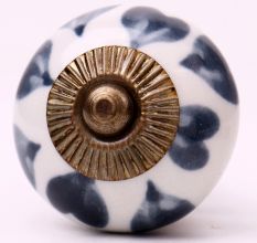Grey Heart Ceramic Knob (1)