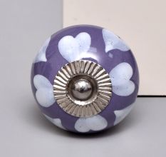 Light Purple Heart Knob (1)