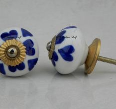Navy Blue Heart Knob (1)