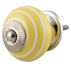 Yellow White Stripes