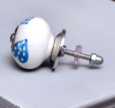 Sky Blue Heart knob (1)