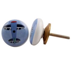 Aeroplane Ceramic Knob (1)