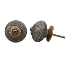 Caramel Striped Knob