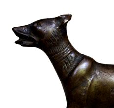 Brass Dog Ht-3.75 Inches
