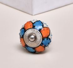 Mixed Lotus Ceramic Knob