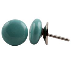 Sage Green Flat Knob