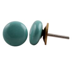 Sage Green Flat Knob
