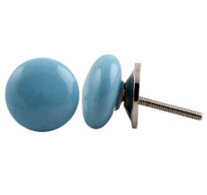 Turquoise Flat Knob