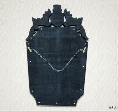Vintage Venetian Mirror-23.75 inches X 14 inches