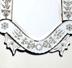Vintage Venetian Mirror-24.5 inches X 15 inches