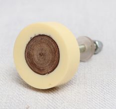 Cream Knot Resin Knob