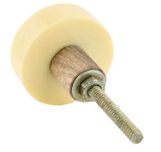 Cream Knot Resin Knob