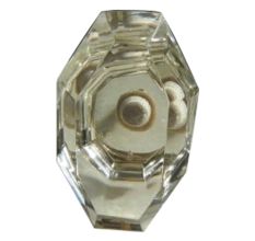 Tapered Baguette Glass Drawer Knobs