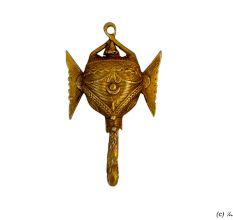 Tribal Ganesha Golden Hooks