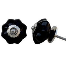 Navy-Blue-Melon-Glass-Knob