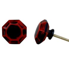 Antique Red Resin Knob