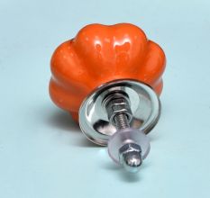 Orange Gold Line Knob