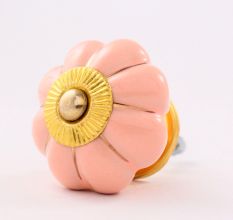 Pink Gold Line Medium Knob