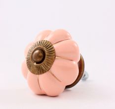 Pink Gold Line Medium Knob