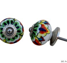 Colorful Round Drawer Knob