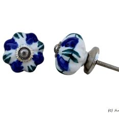 Navy Blue Medium Drawer Knob