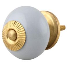 Light Grey Solid Knob